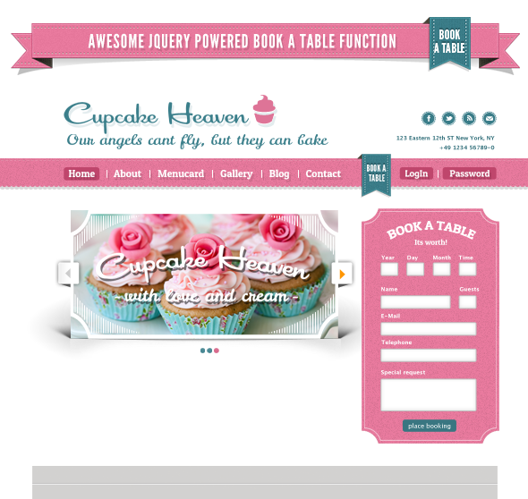 Delimondo Cupcakeheaven Fully Responsive HTML - 11